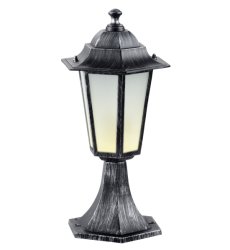 Світильник садово-парковий Delux Palace A04 чорний-срібло