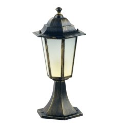 Світильник садово-парковий Delux Palace A04 чорний-золото