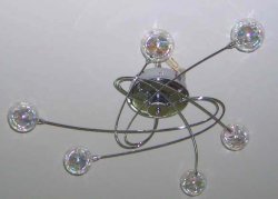 Люстра припотолочная TINKO 28249CR/6H золото