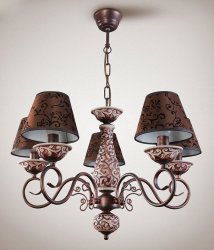 Люстра с абажурами 50901