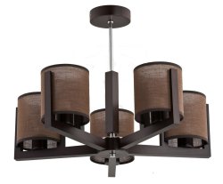 Люстра с абажурами ALFA Moreno Venge 22095