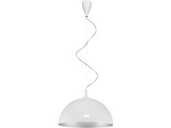 6931 Світильник підвіс Nowodvorski HEMISPHERE WHITE-SILVER PL