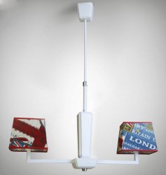 Люстра с абажурами N&B Light Атланта 14105/2