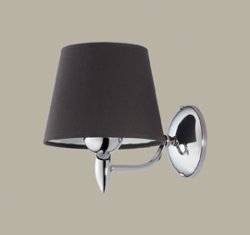 Бра с абажуром JUPITER Galaxy Chrom 1256-GXK