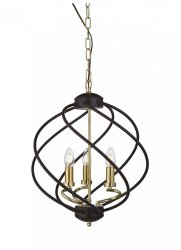 Люстра подвес Searchlight 1803-3BK Flow