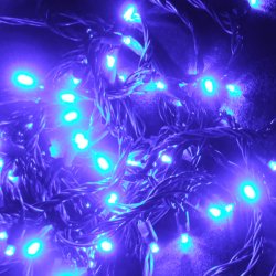 Гирлянда светодиодная NS 80С STRING 80LED 8м (син/чор)