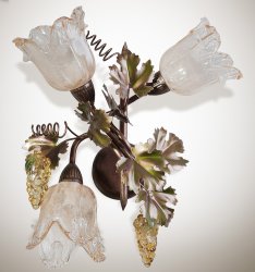 Светильник настенный (бра) с плафонами 3057/2