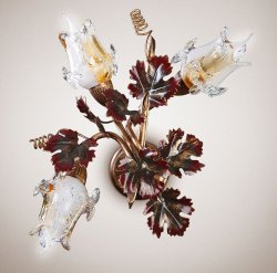 Светильник настенный (бра) с плафонами 3057/3