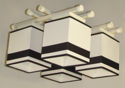 Люстра стельова з абажурами 70941/3