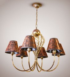 Люстра з абажурами 60821
