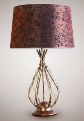 Настільна лампа з абажуром 00821