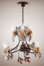 Люстра флористика N&B Light Колизей 9966
