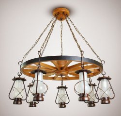 Люстра кантрі підвісна 7049