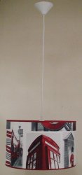 Люстра подвес с абажуром 30931/1