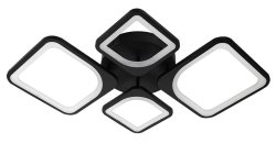 Люстра светодиодная Sirius 74093/2+2 BK 120W LED с пультом+диммер