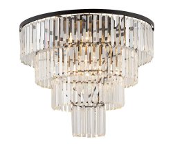 7630 Люстра Nowodvorski CRISTAL BLACK L PL