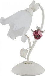 Настольная лампа флористика ALFA Roza 21348