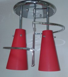 Люстра потолочная TINKO 6105CR/2C RD 