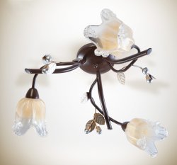 Люстра флористика потолочная N&B Light Ночиоло 293