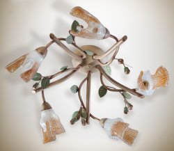 Люстра флористика потолочная N&B Light Ночиоло 295