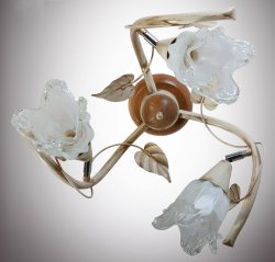 Люстра флористика припотолочная 3301