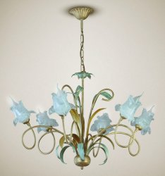 Люстра флористика N&B Light Виктория 9706/1