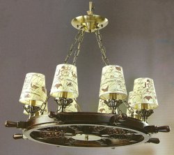 Люстра с абажурами TINKO 16282BR/8P