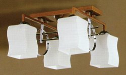 Люстра припотолочная TINKO 58655GD+CR/4H 