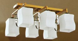 Люстра припотолочная TINKO 58655GD+CR/6H 