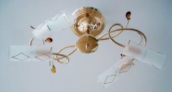 Люстра припотолочная TINKO 82429CG/4H BRN