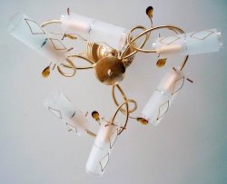 Люстра припотолочная TINKO 82429CG/6H BRN