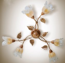 Люстра потолочная флористика 643