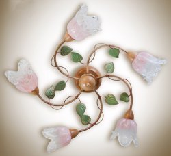 Люстра стельова флористика 544/1