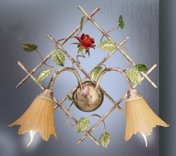 Бра флористика N&B Light Маргарита 2802 