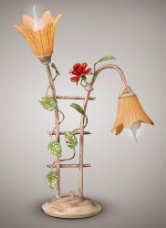 Настольная лампа флористика N&B Light Маргарита 2820 