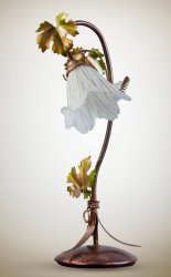 Настільна лампа флористика 6008