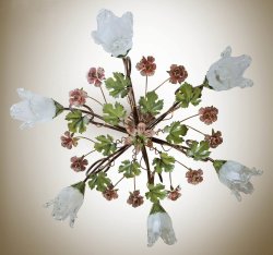 Люстра флористика 6161