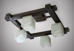 Люстра стельова з плафонами 50201 