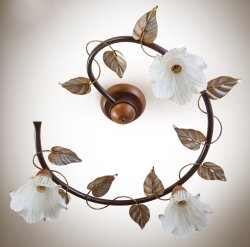 Люстра флористика потолочная 131