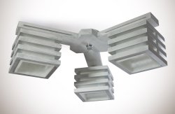 Люстра стельова з абажурами 33681/1