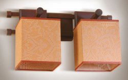 Світильник настінний (бра) з абажурами 20941/1 