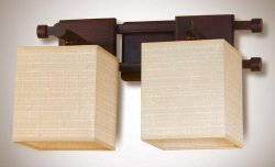 Світильник настінний (бра) з абажурами 20941/3 