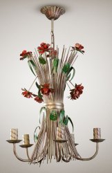 Люстра флористика N&B Light 7050