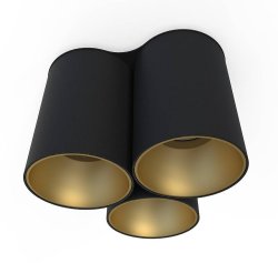 8092 Точковий світильник Nowodvorski EYE TONE III BLACK/GOLD PL