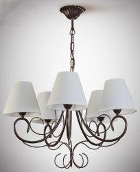 Люстра классическая с абажурами 5026/2