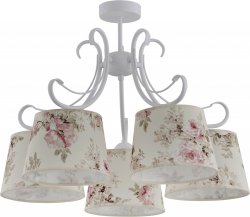 Люстра с абажурами TK Lighting Amelia White 364