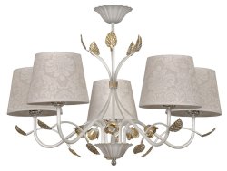 Люстра з абажурами Emibig Merida white 881/5